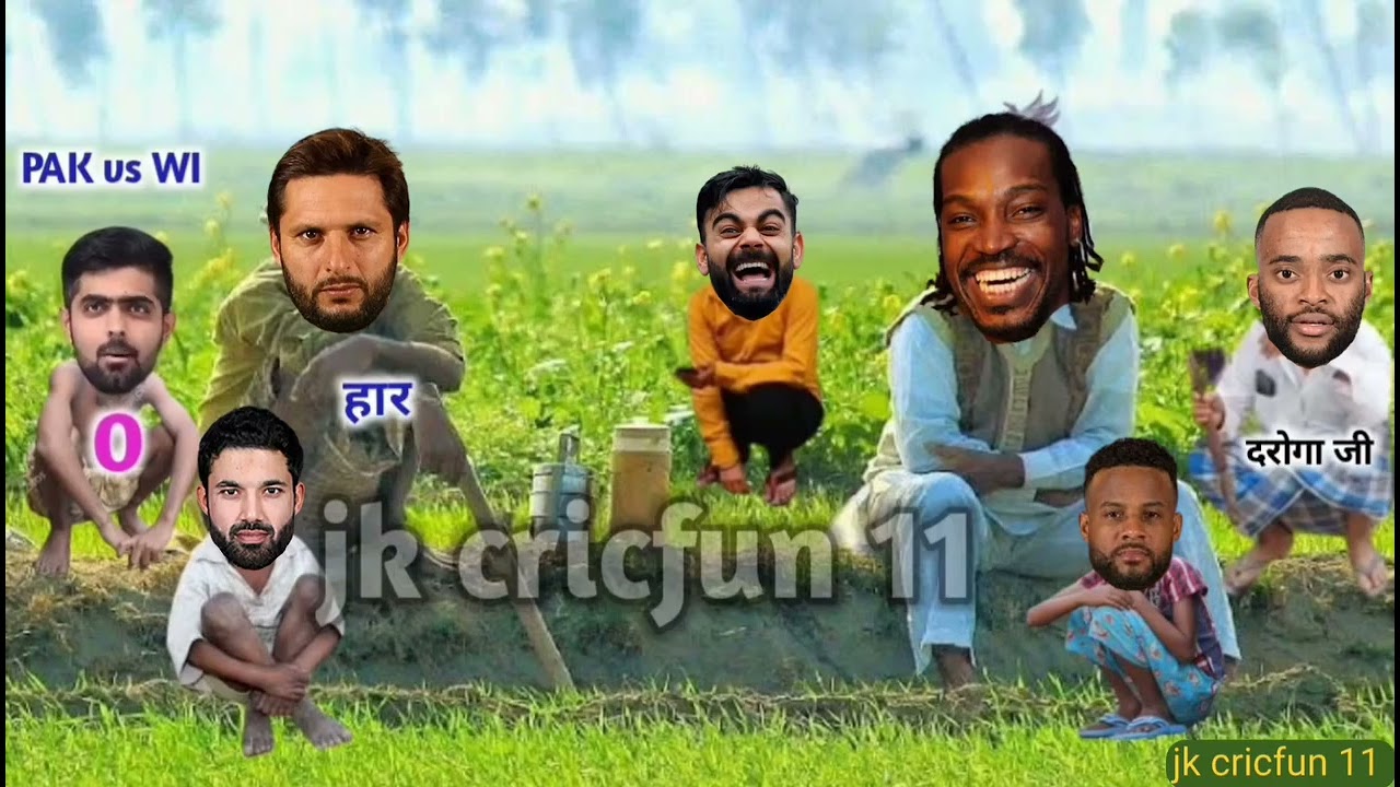 काली शक्तियों ने पेला बिखरिस्तान को || Cricket comedy || wI VS PAK