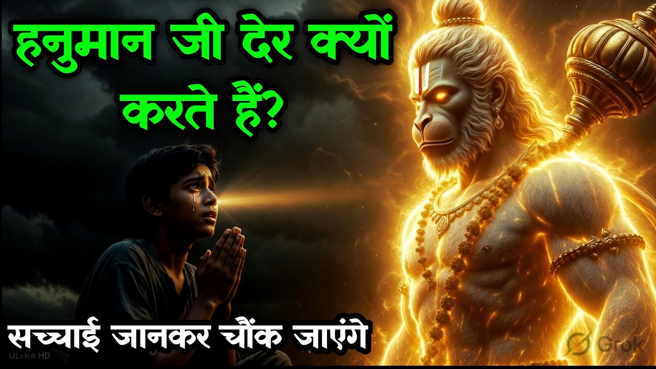 हनुमान जी देर क्यों करते हैं? सच्चा कारण @divinehanuman23 