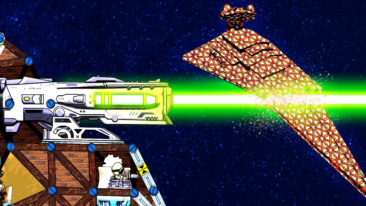 Biggest Laser Ever Created Obliterates the Star Destroyer in Forts Star Wars!