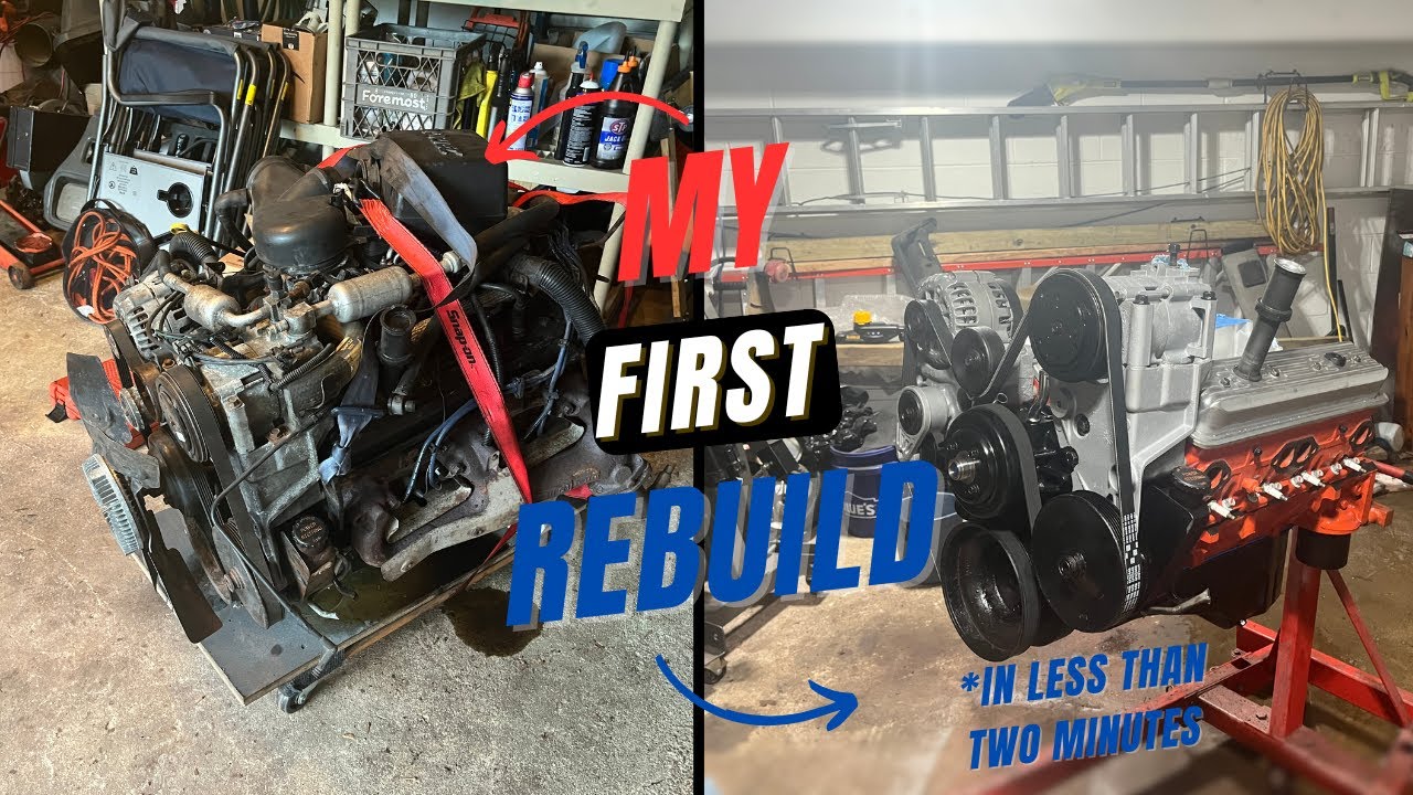 FIRST Chevy 350 Rebuild in less than 2 MINUTES