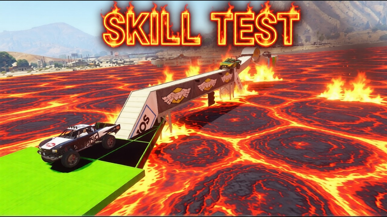 SKILL test for GTA V ONLINE  конкуренция на Багги 