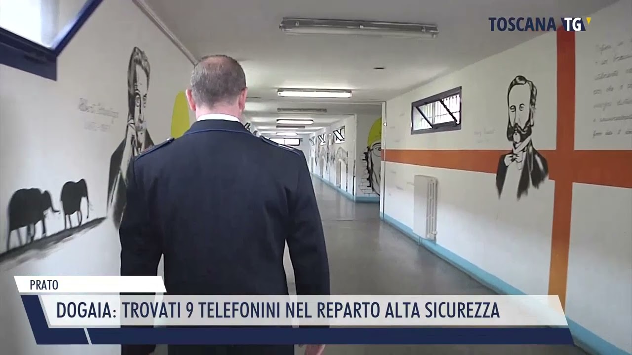 2025-01-12 PRATO - DOGAIA, TROVATI 9 TELEFONINI NEL REPARTO ALTA SICUREZZA