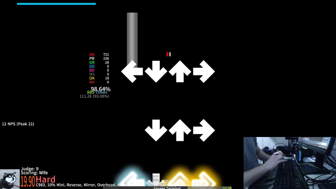 [Etterna] Savage Terminal Justice FC 98.68% (J4 99.997%)