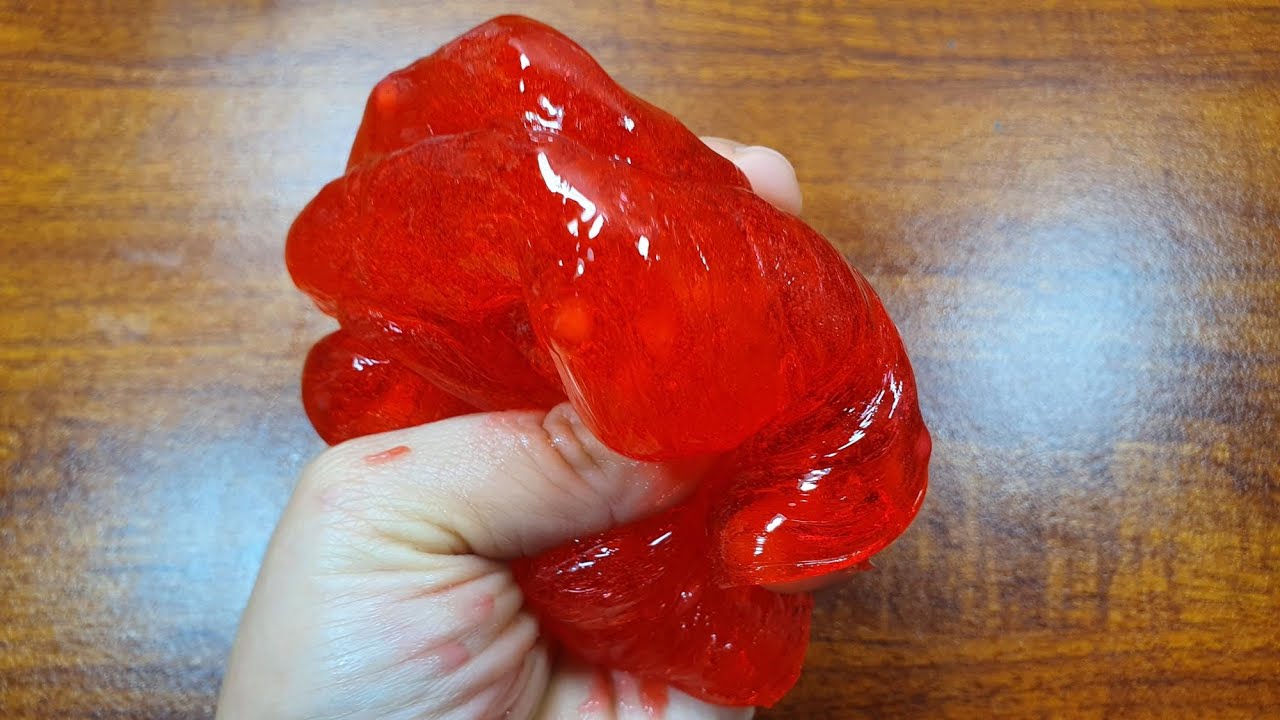 ASMR WATER SLIME RECIPE,1 Minute Slime Challenge at Home