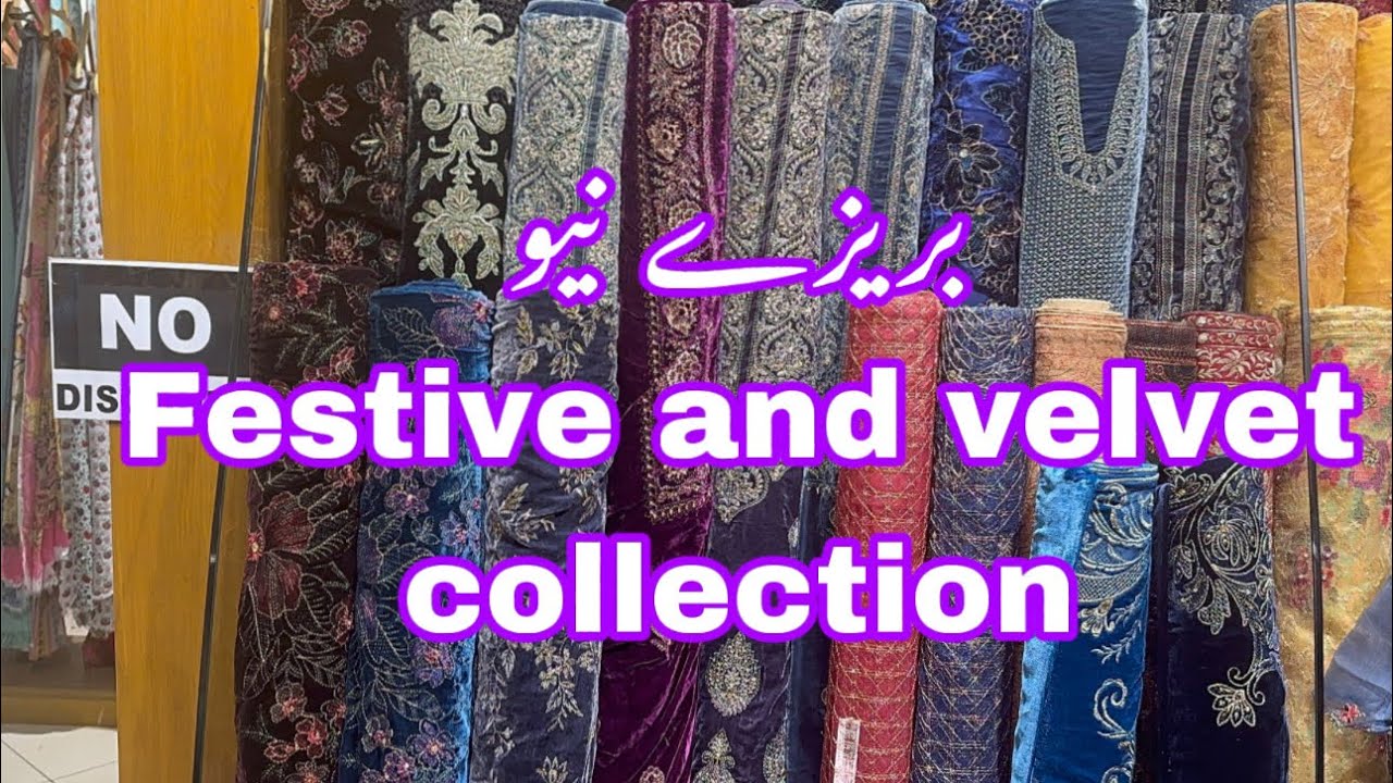 Bareeze new festive luxury and velvet collection 2025