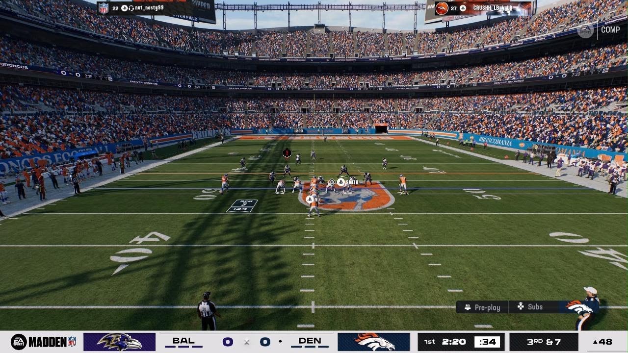 RB out the backfield running routes, nic yac yac yac
