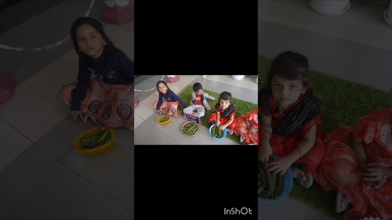 Our school pre primary students Healthy and unhealthy food fest 