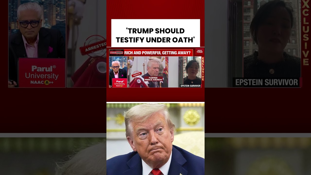 Epstein Survivor's Exclusive with Rajdeep Sardesai: Trump Named as Witness in Epstein Files