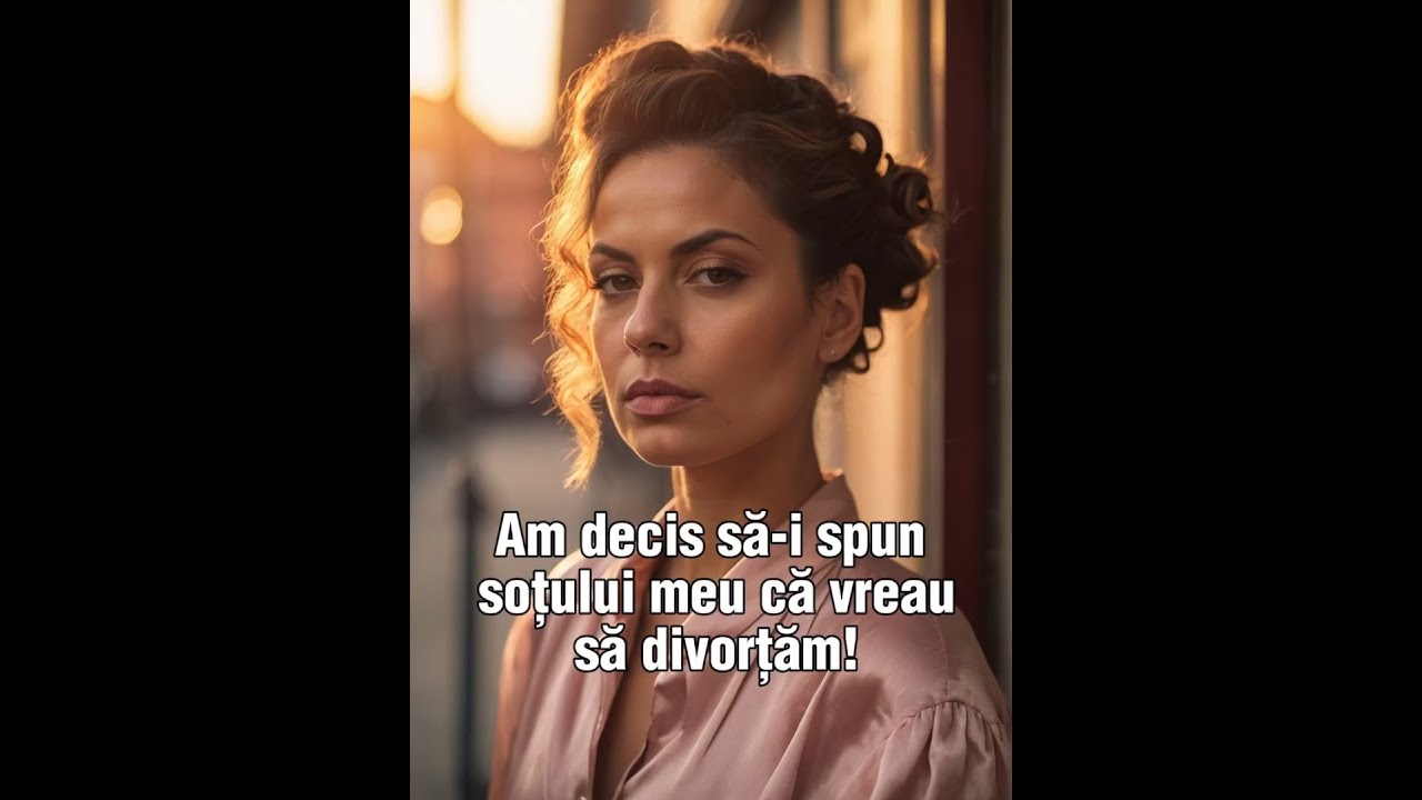 Am decis să îi spun soțului meu că vreau să DIVORȚĂM!