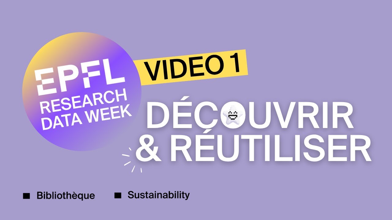 Research Data Challenge #1 | Découvrir et réutiliser ses données de recherche