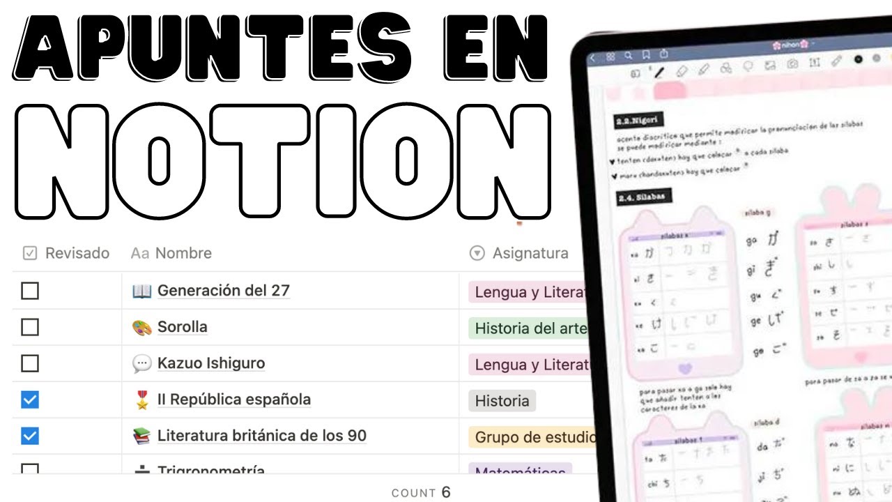Cómo hacer APUNTES en NOTION