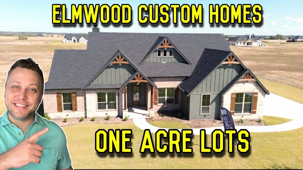 Elmwood Custom Homes on One Acre Lots in Mathews Farm | Maypearl TX