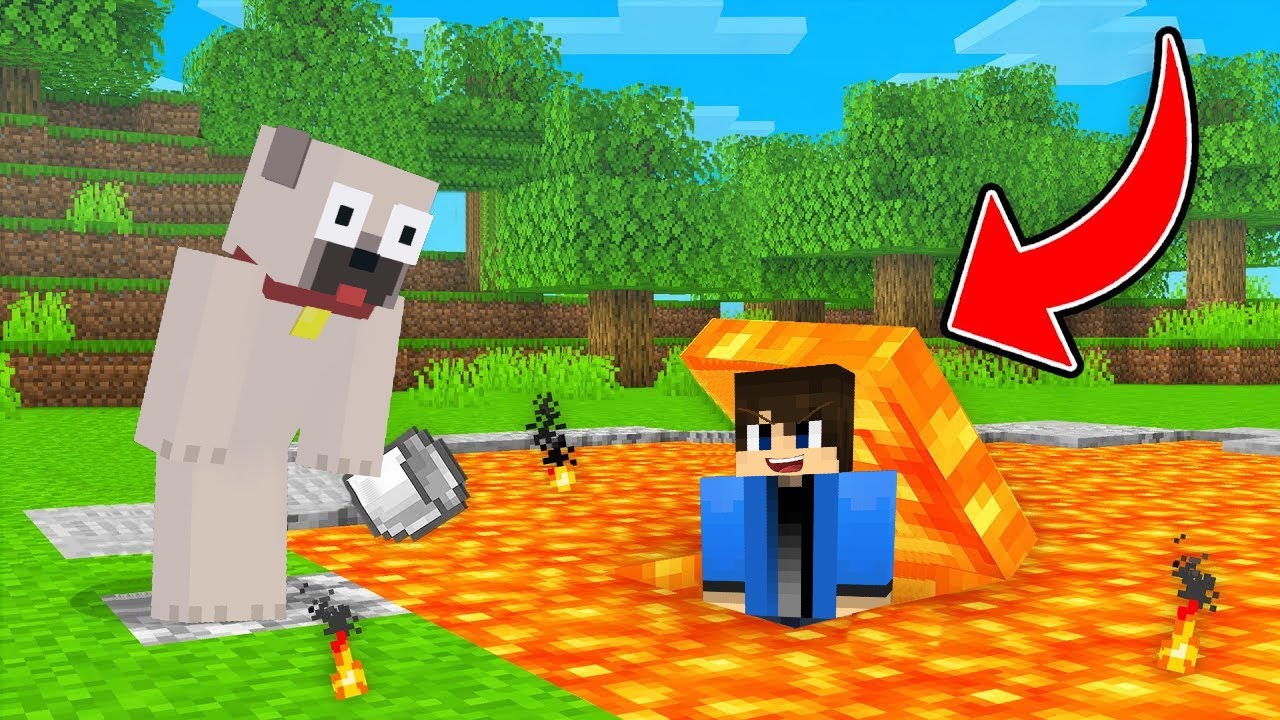 DANI REJTETT LÁVA HÁZA HOGY MEGSZIVASSA KIIST A MINECRAFTBAN!
