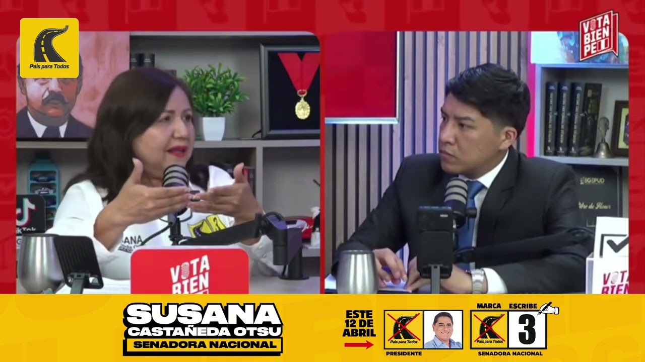 RUMBO AL SENADO: Entrevista a Susana Castañeda Otsu en el programa Vota Bien Perú de la EGEPUD