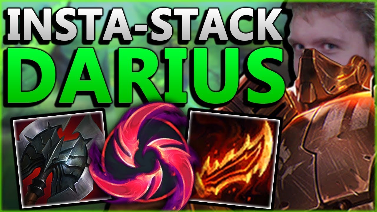 WTF! INSTANTLY STACK DARIUS PASSIVE?? INSTA-STACK DARIUS GAMEPLAY - League of Legends