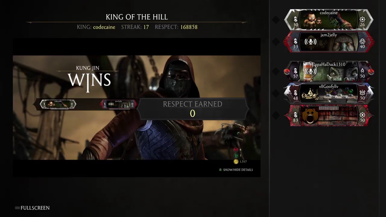 MKX Tremor Ranked Matches