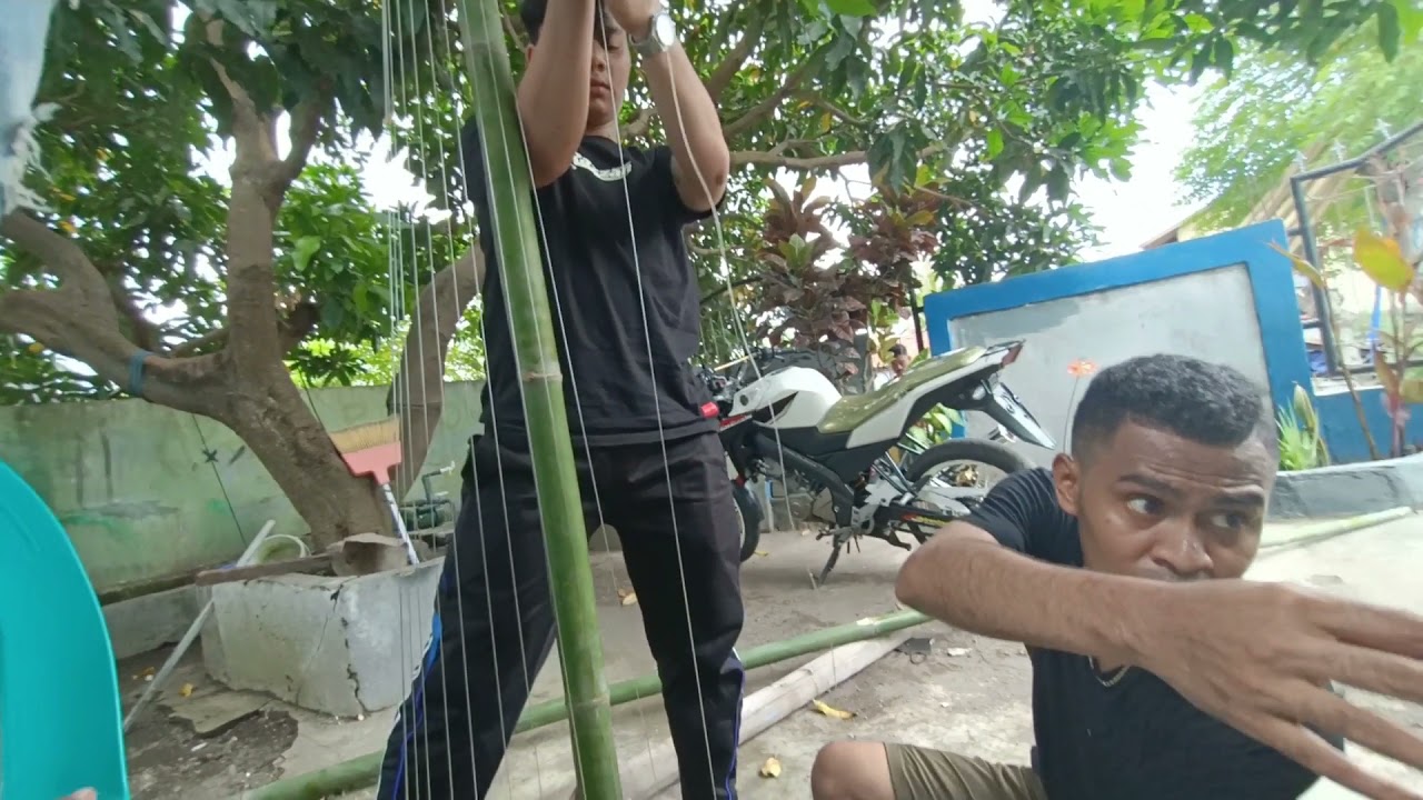 membuat Pohon Natal dari Bahan sederhana ..