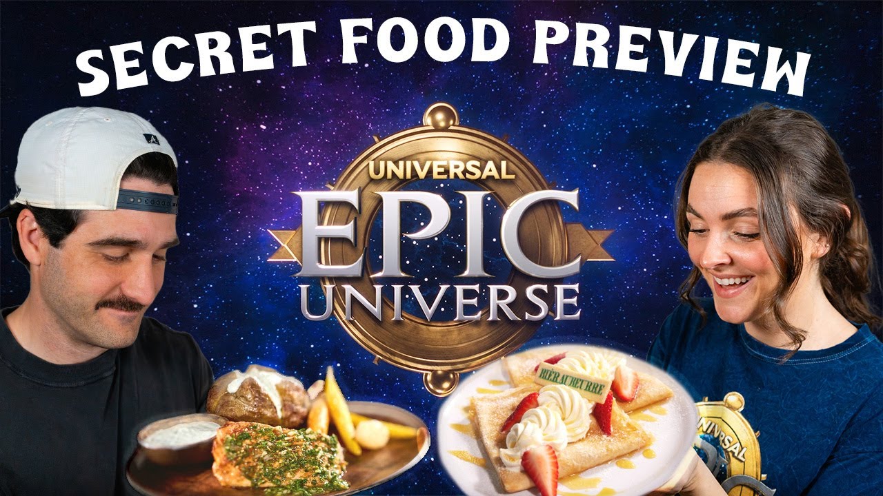Нам посчастливилось попробовать еду из Epic Universe! | Эксклюзивная дегустация еды и напитков из...