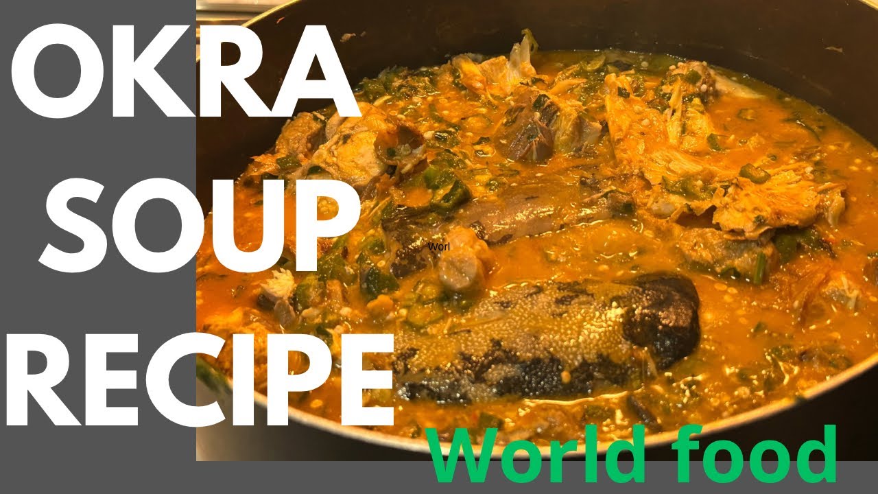 How to: Step by step how to prepare OKRA SOUP at Home 🏠
