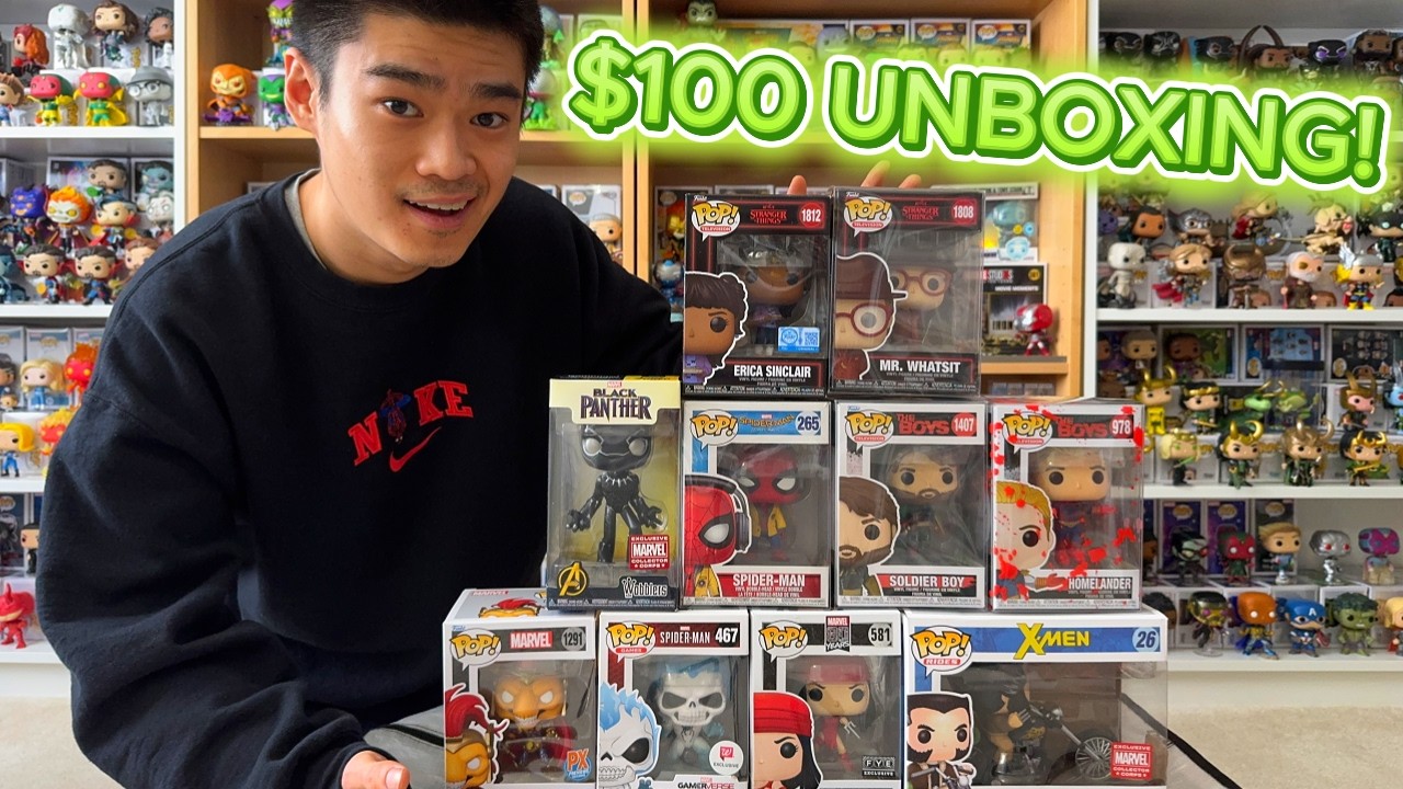 MEGA FUNKO POP UNBOXING! (5 Packages of Stranger Things, Marvel, and The Boys!)