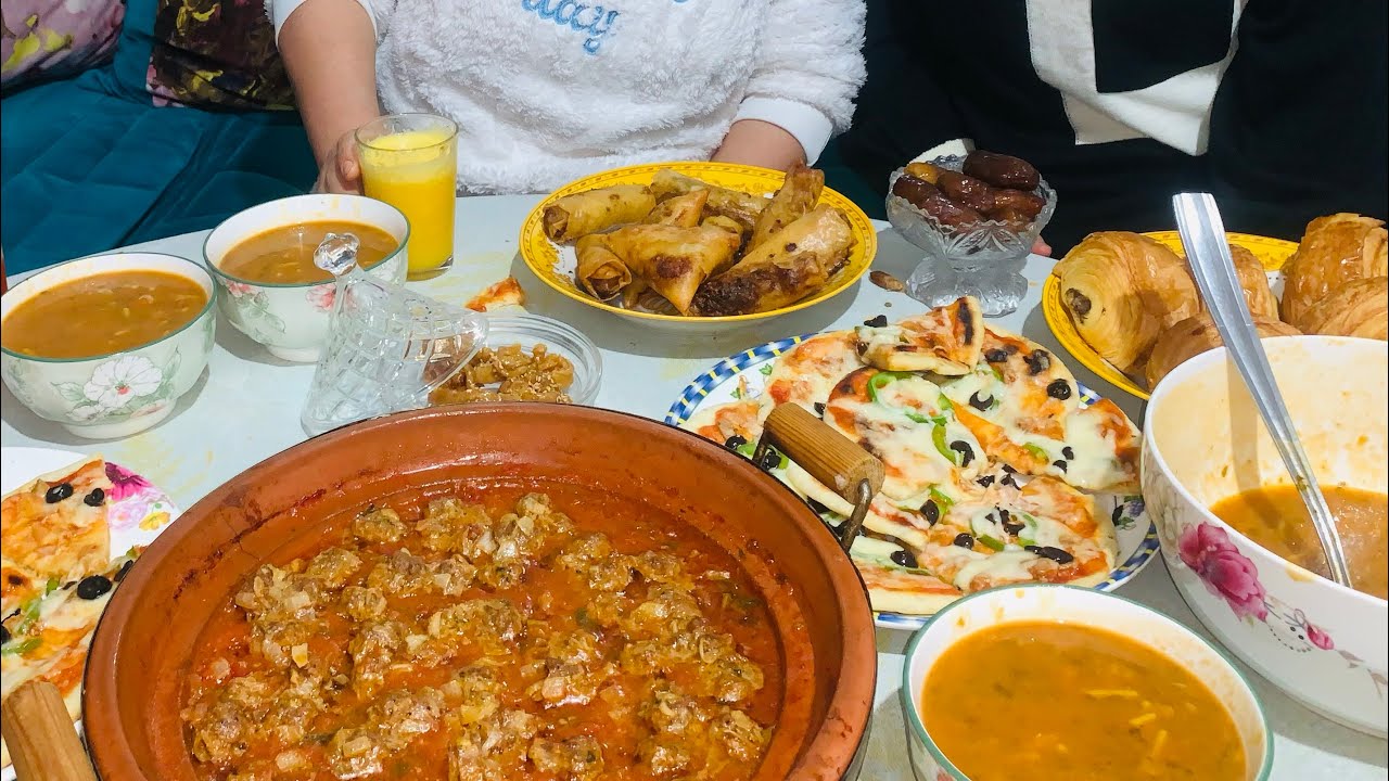 أول يوم رمضان شاركت معكم طريقتي فالحريرة و الطبيلة لي وجدت 🌙😍