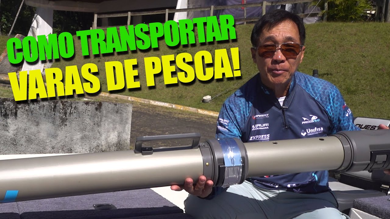 COMO TRANSPORTAR VARAS DE PESCA NO AVIÃO!!