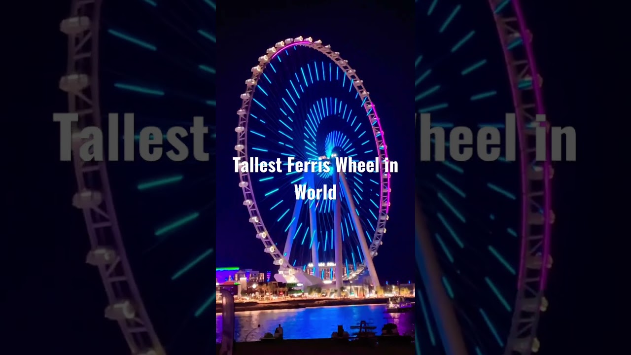 The Ain Dubai | Dubai Eye | Tallest Ferris Wheel in World | #travel #shorts #trending #viral #dubai