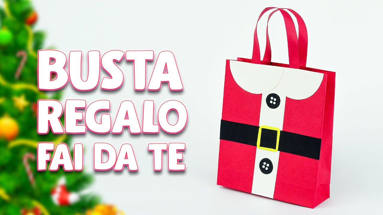 Come creare Busta Regalo Natalizio tutorial | Lavoretti di Natale fai da te | Christmas crafts ideas