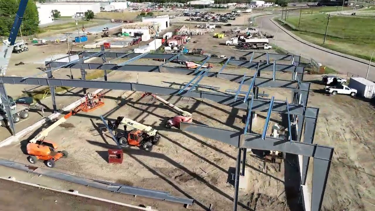 Pre-Engineered Steel Building Installation in Saskatoon, SK