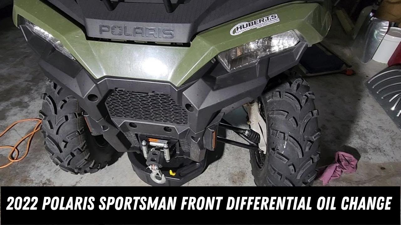 2022 Polaris Sportsman Front Differential Fluid Change DIY