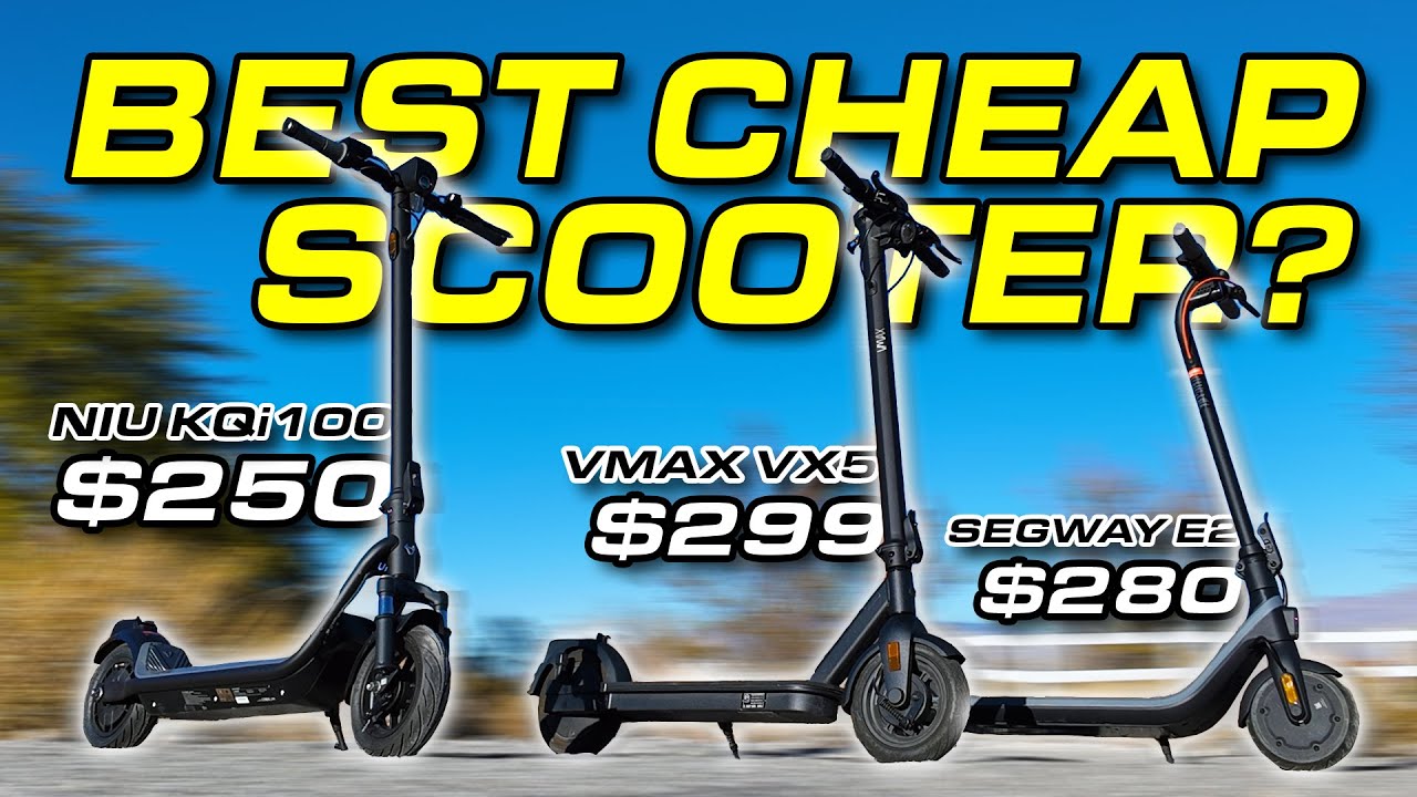 Best E-Scooter Under $300? Segway E2 vs NIU KQi100 vs VMAX VX5
