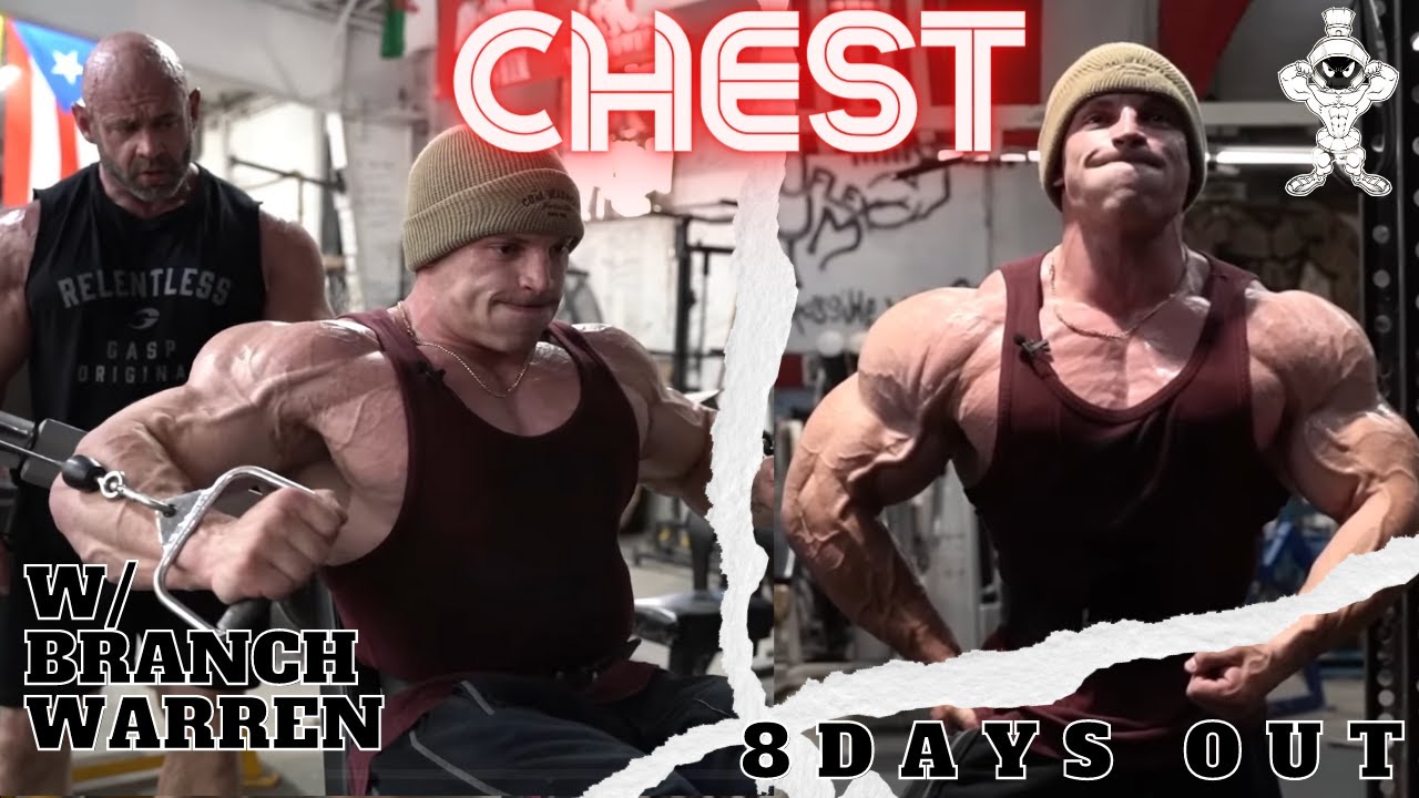 Last Hard Chest Day w/ Branch Warren | 8 days out