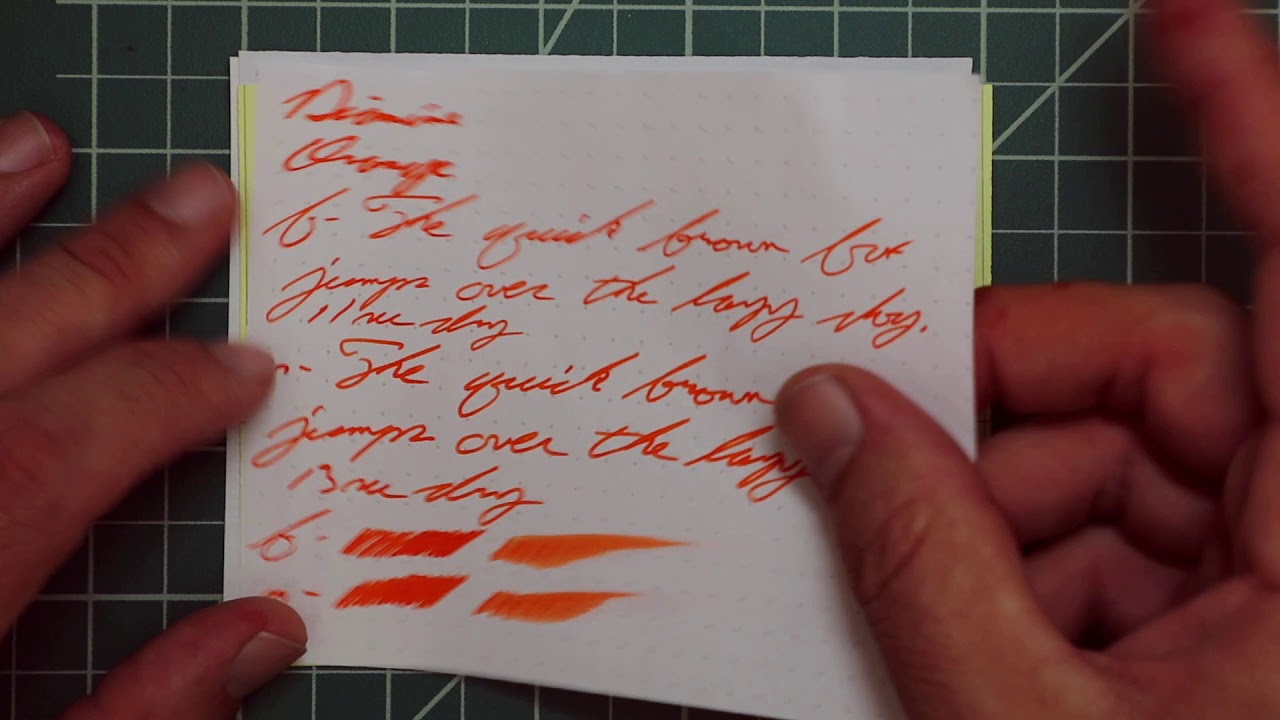 Чернила для перьевых ручек Diamine Orange #черниладляперьевыхручек #перьевыеручки