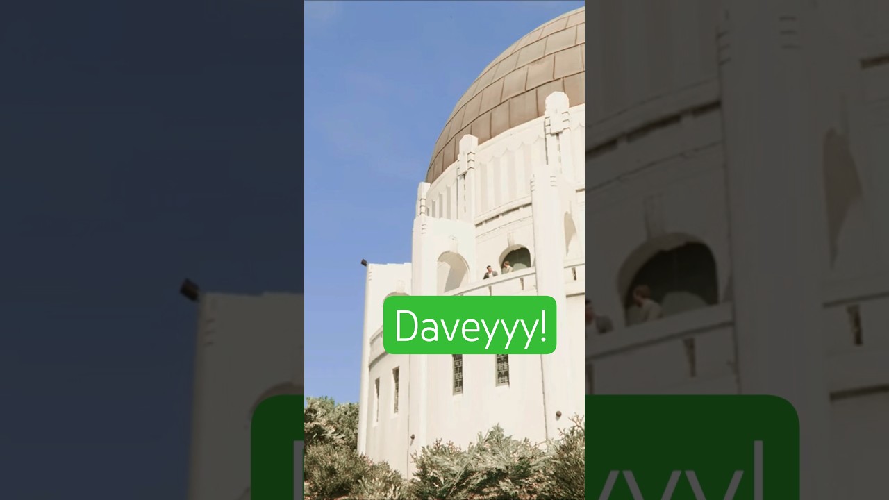 Daveyyy! #gtavenhanced #pcgaming #lossantos #griffithobservatory #davenorton #darkviperau #speedrun