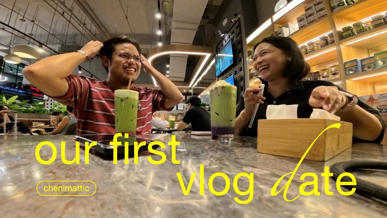 Our first vlog date 💕📹