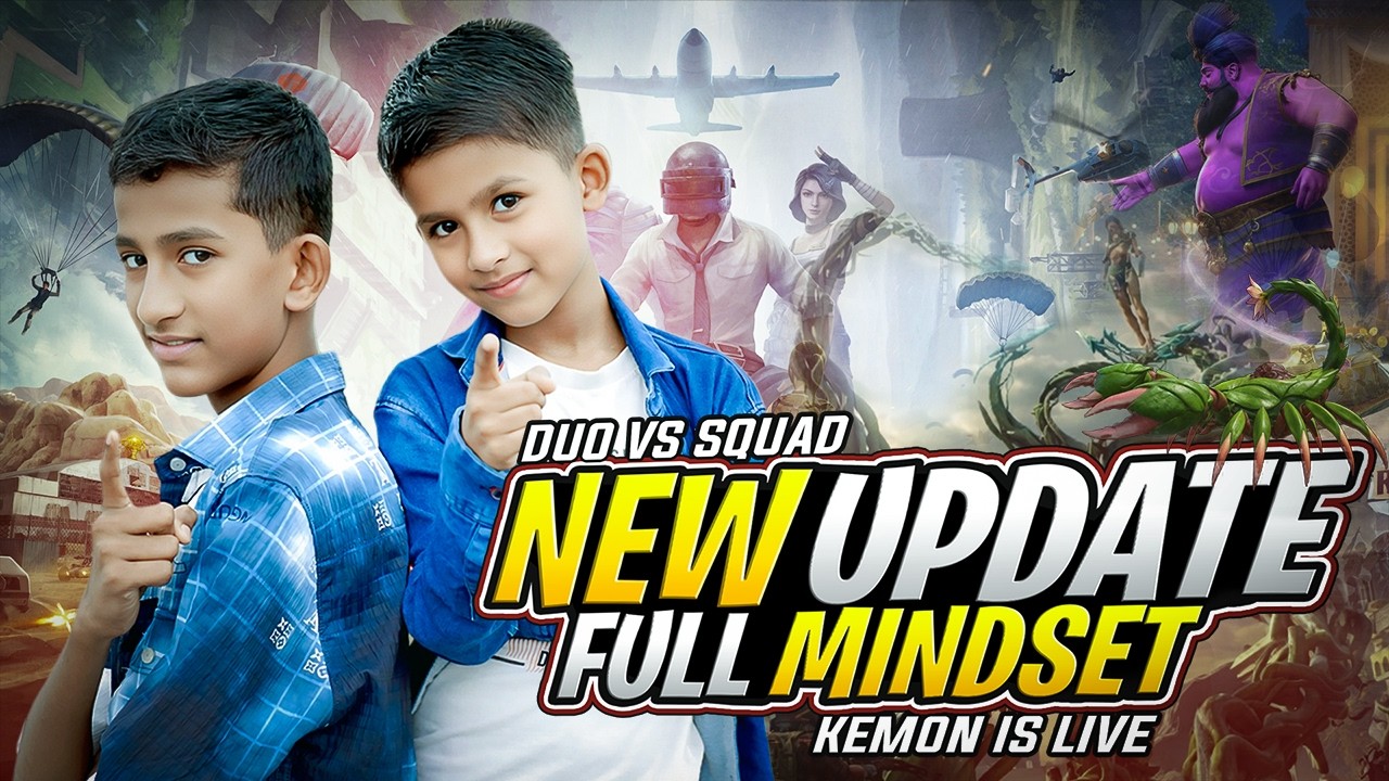KEMON IS LIVE 🔴 2 vs 4 Challenge | BGMI Duo vs Squad Gameplay