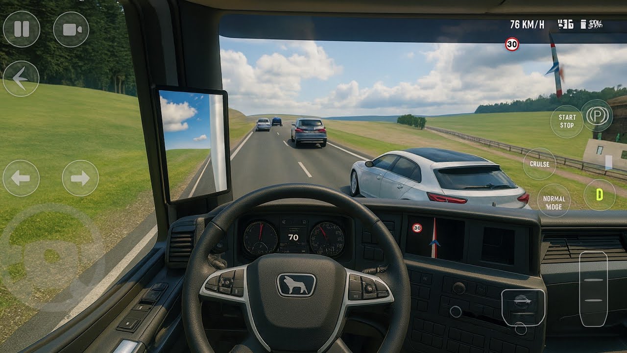 🚚DRIVE REAL TRUCK Simulator 🛣Making Dangerous overtakes in Premium Gameplay✅️MAN TGL Truck 👏
