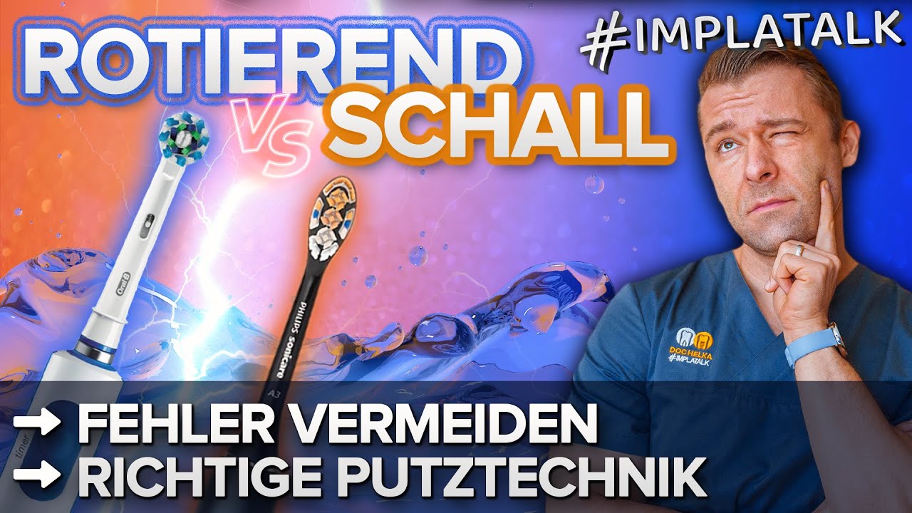 Elektrische Zahnbürsten Guide - Richtiges Modell + Richtig Putzen! Schall vs. rotierend oszillierend