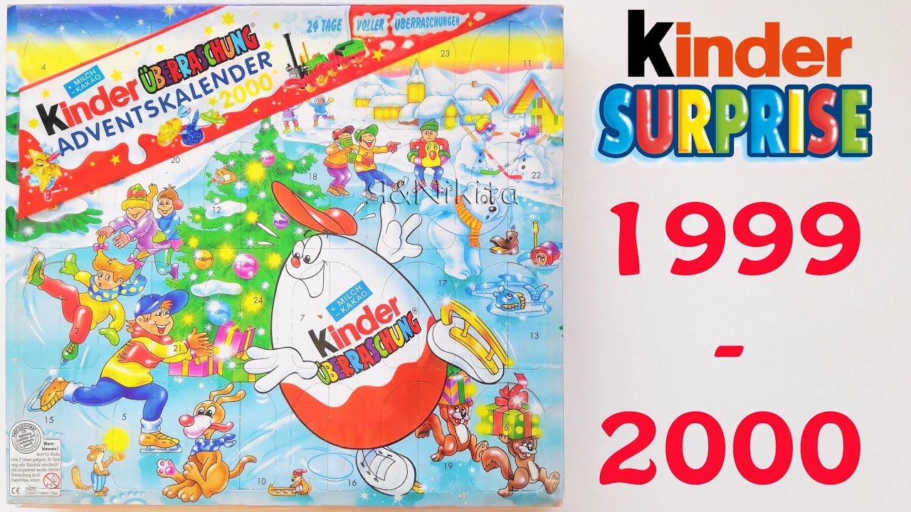 РАРИТЕТНЫЕ Киндер Сюрпризы 1999-2000 года | АДВЕНТ Календарь Киндер