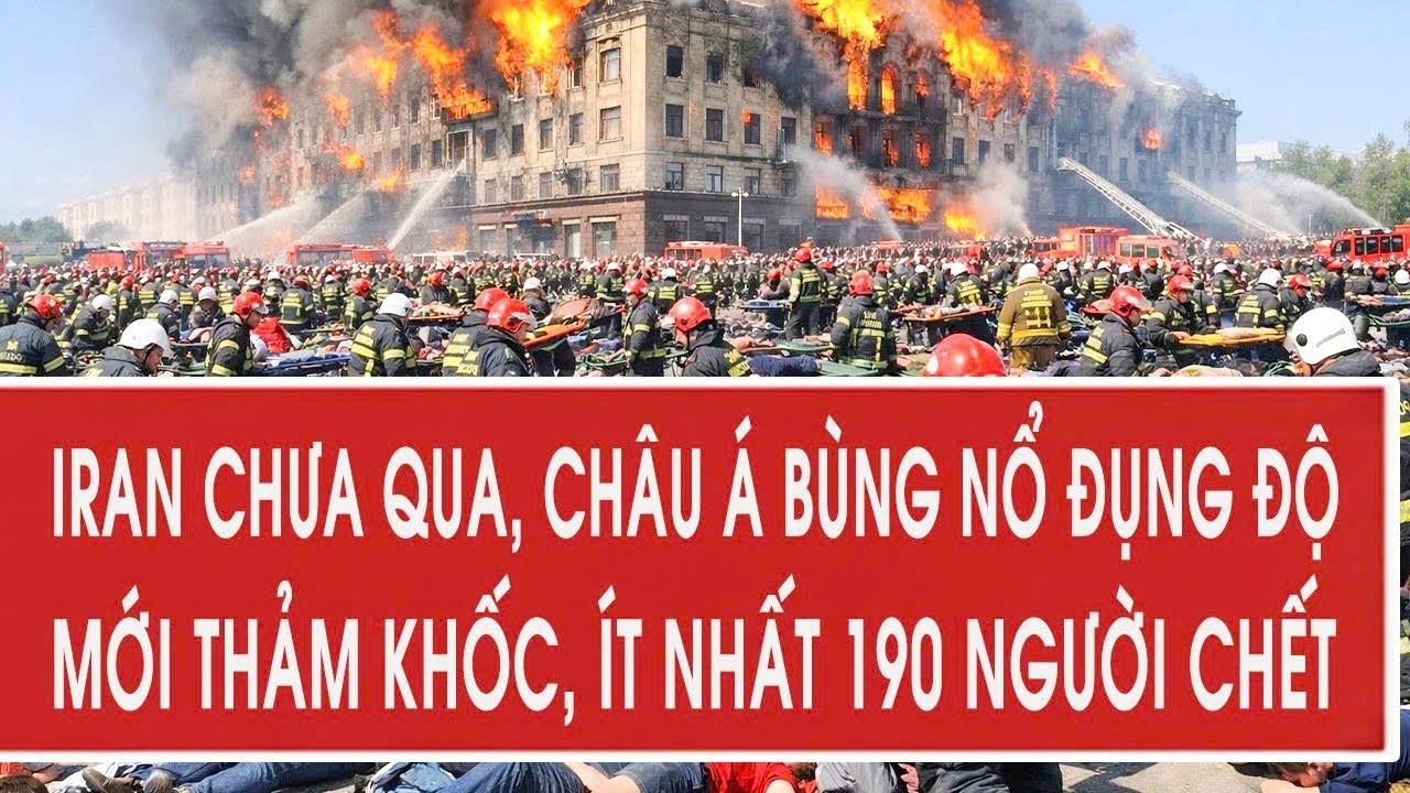 Nóng: Iran chưa qua, châu Á bùng nổ đụng độ mới thảm khốc, ít nhất 190 người chết