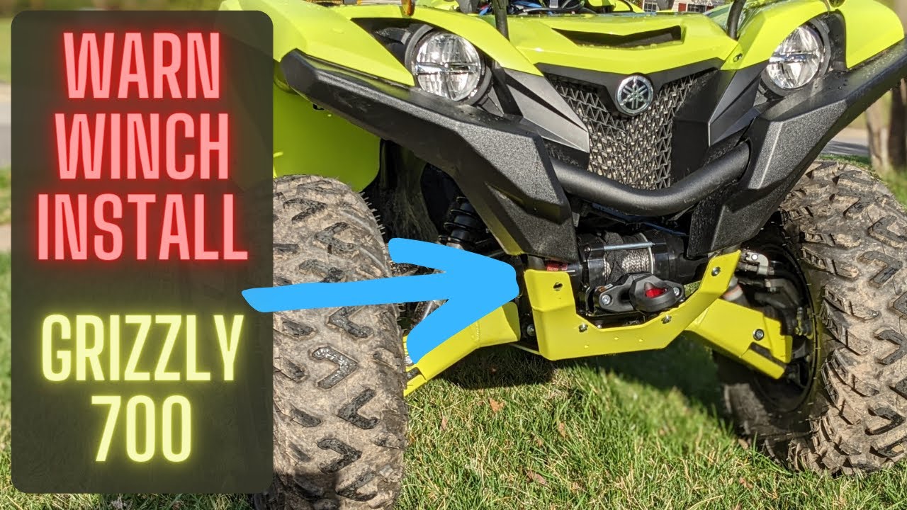 Установка лебедки Warn | Yamaha Grizzly 700 | Советы и рекомендации | Правильная монтажная пластина!