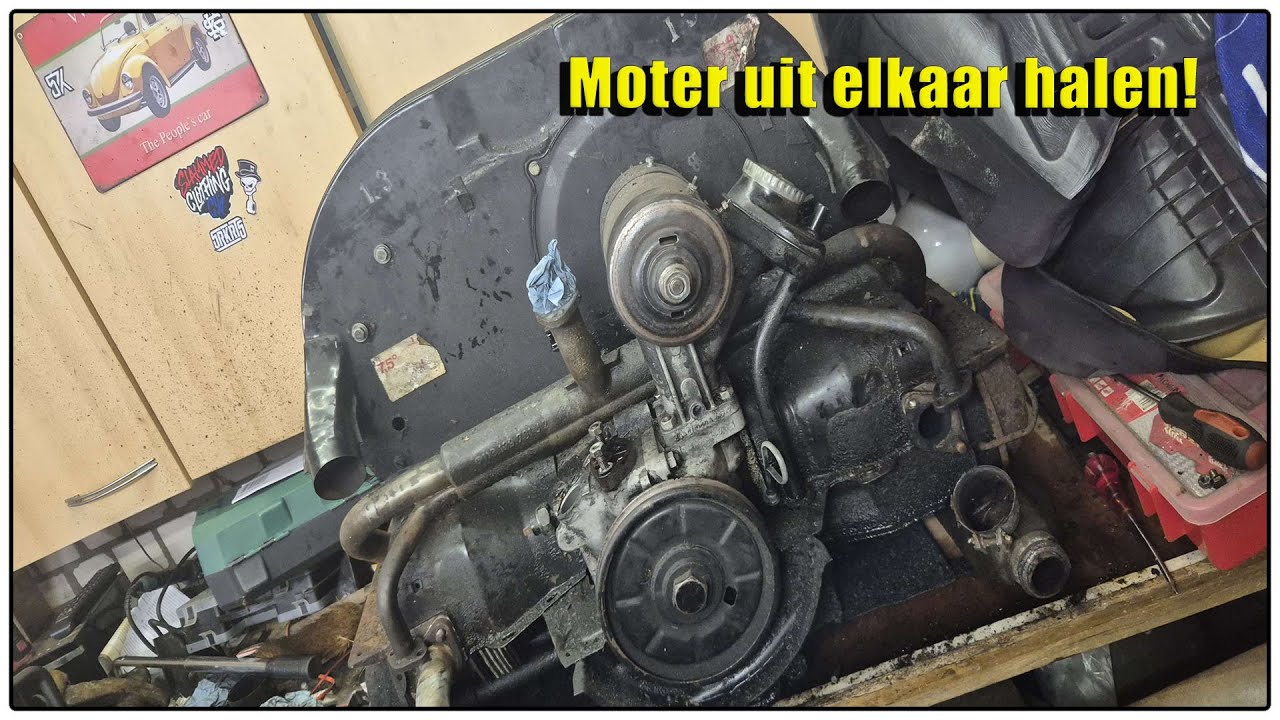 “motor uit elkaar sleutelen (Vlog 17)”