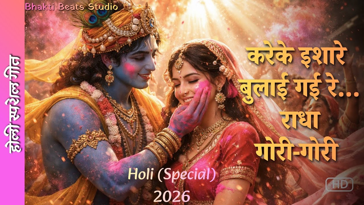 करके इशारे बुलाए गई रे (Holi Special) | Krishna Holi Bhajan | Bhakti Beats Studio #holisongs 