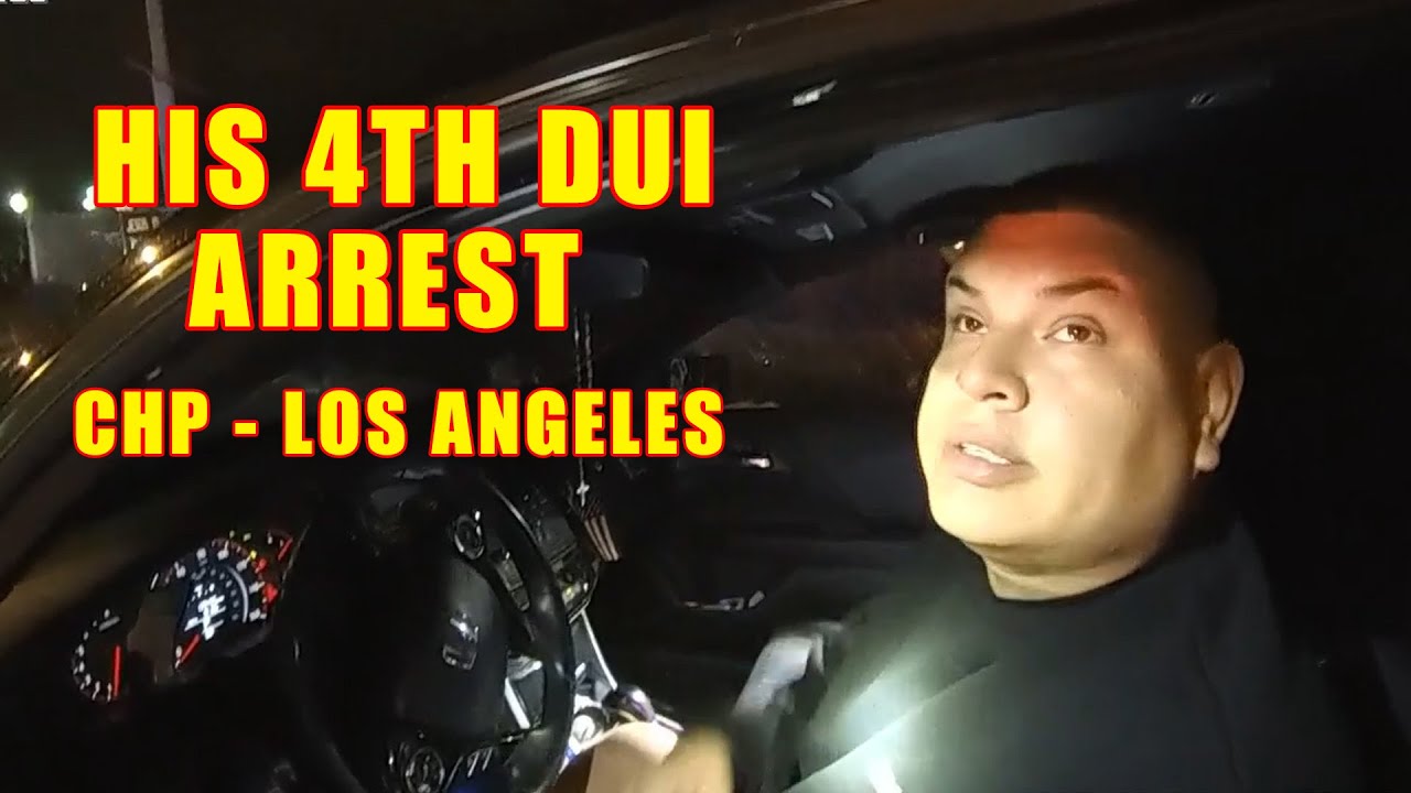 Speeding at 90 MPH Leads to Man's 4th DUI Arrest   #CHP