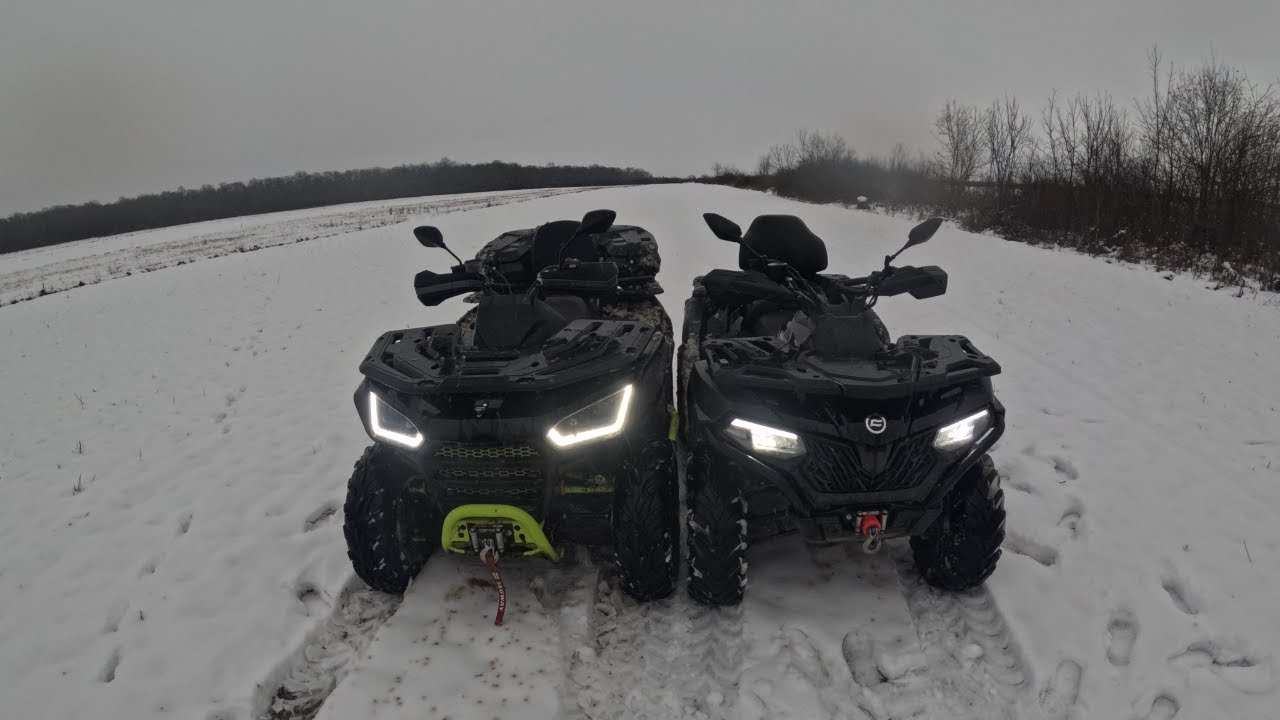 Segway AT6 L and CF Moto 625 L - First Snow