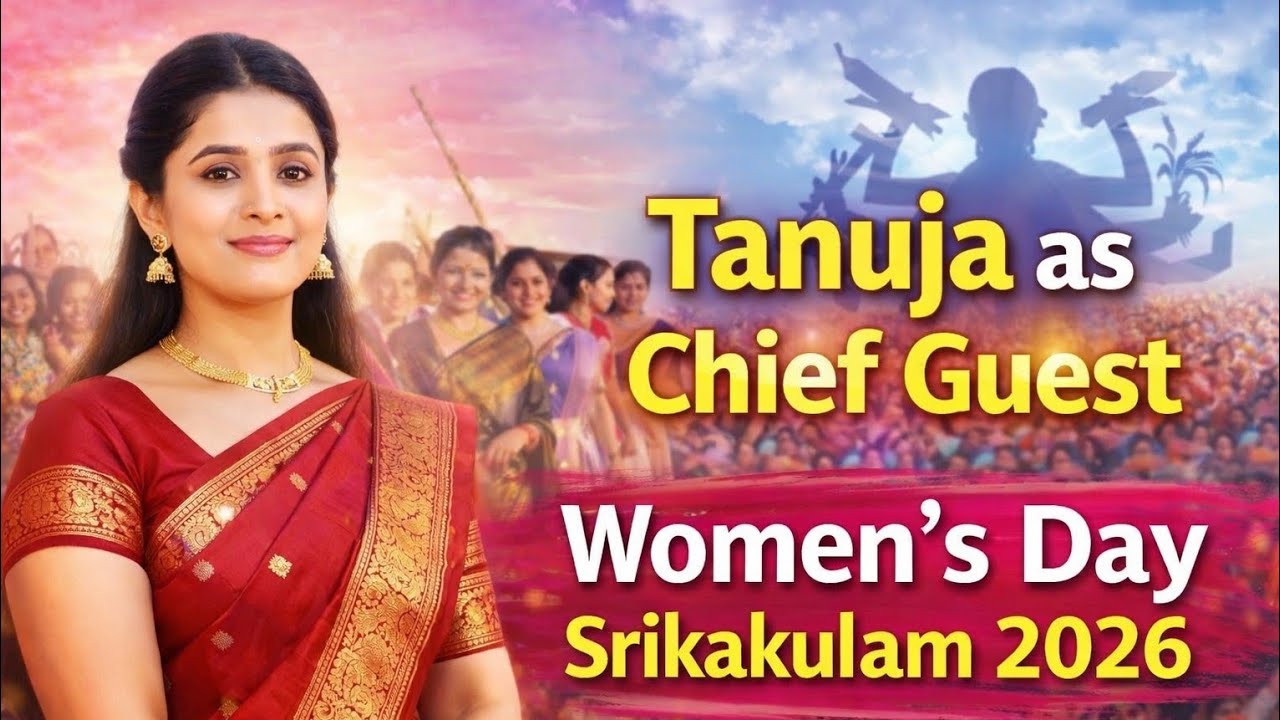 శ్రీకాకుళంలో మహిళా దినోత్సవ వేడుకలు | ముఖ్య అతిథిగా తనూజా  👈🏻