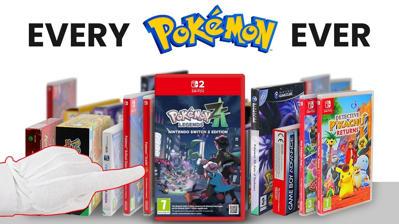 Unboxing Every Pok&eacute;mon Game Ever + A-Z (1999-2025)