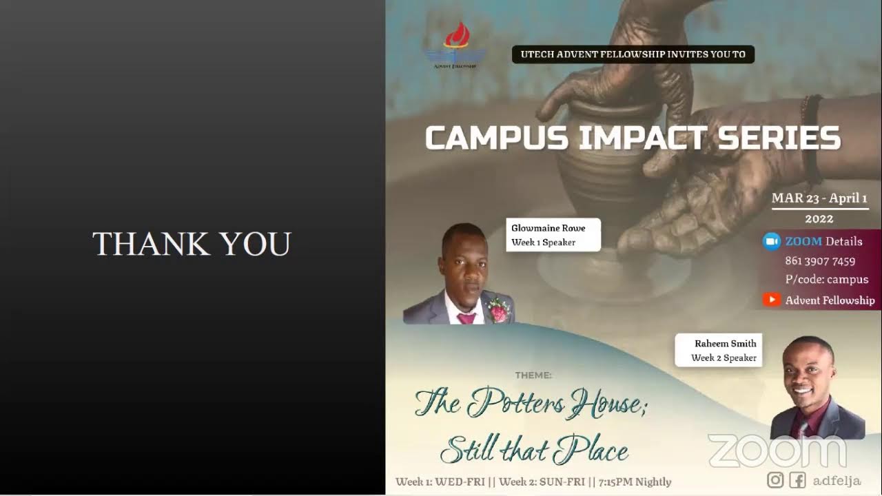 UTECH Campus Impact Series || The heart of your heart || March 24, 2022