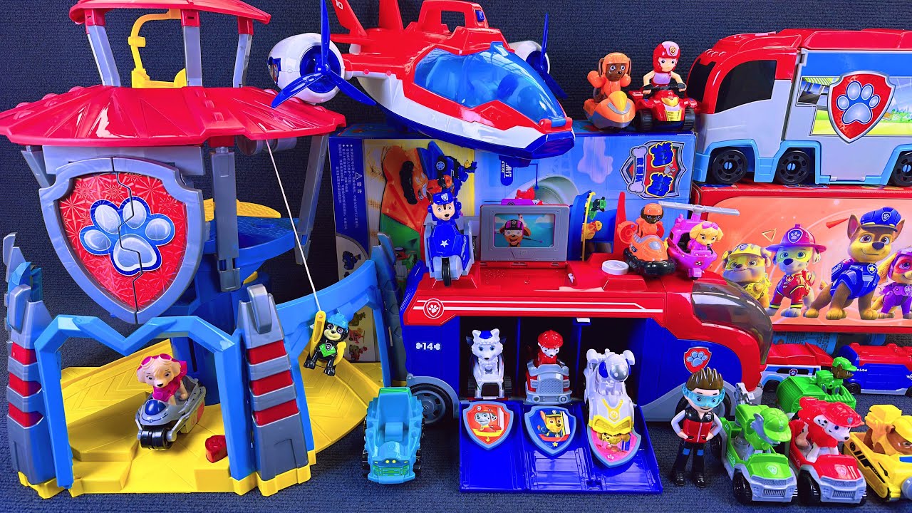 18 minutes of satisfying unboxing, cool PAW Patrol puppy rescue set series ASMR|Toy Review