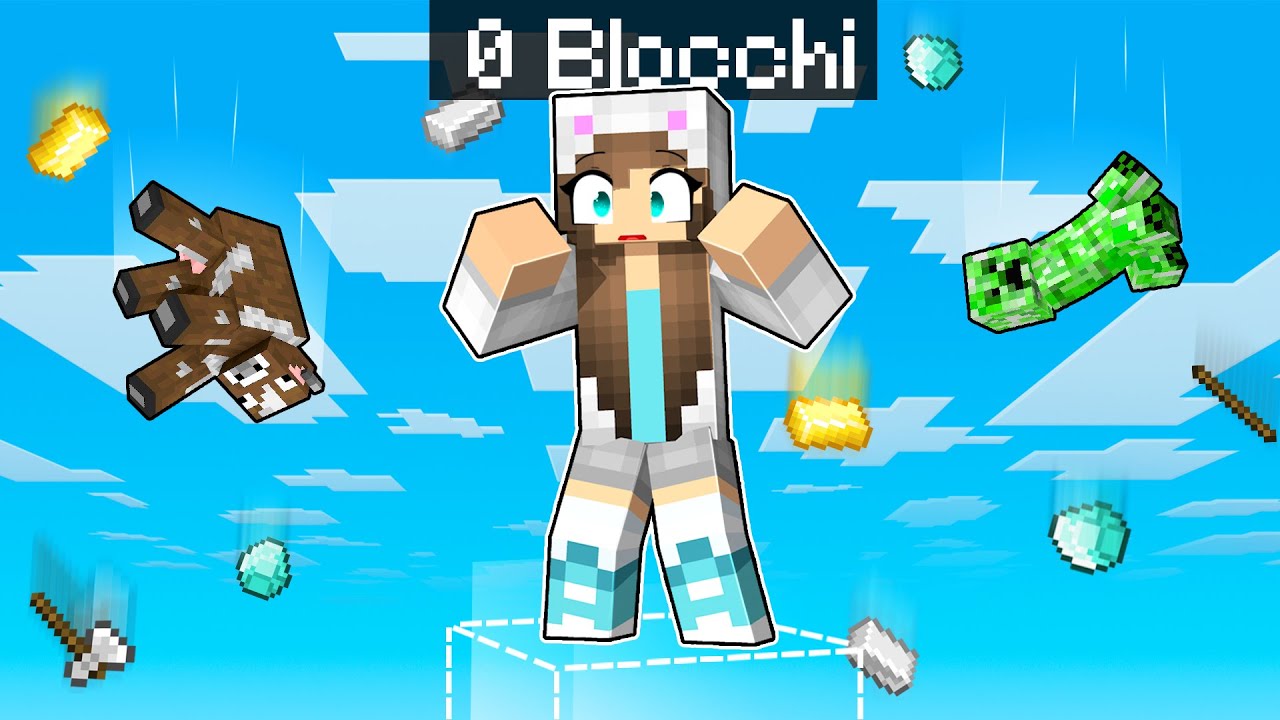 MINECRAFT MA GIOCHIAMO BLOCCATI SENZA BLOCCHI!